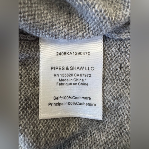 Veronica Beard Jerrel 100% Cashmere tank vest top thin knit grey women S - Picture 4 of 4